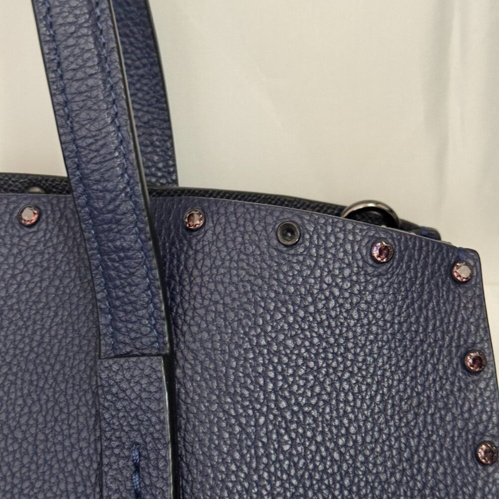 Coach Charlie Carryall with Crystal Rivets Excellent Condition - Picture 9 of 15